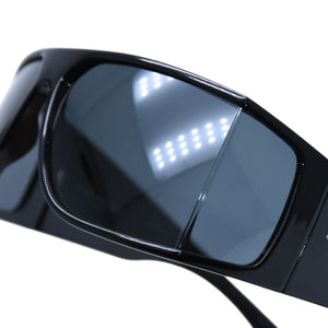 Very good condition SAINT LAURENT Saint Laurent SL806 sunglasses black acetate UV cut lens accessory used 4a001711