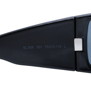 Very good condition SAINT LAURENT Saint Laurent SL806 sunglasses black acetate UV cut lens accessory used 4a001711