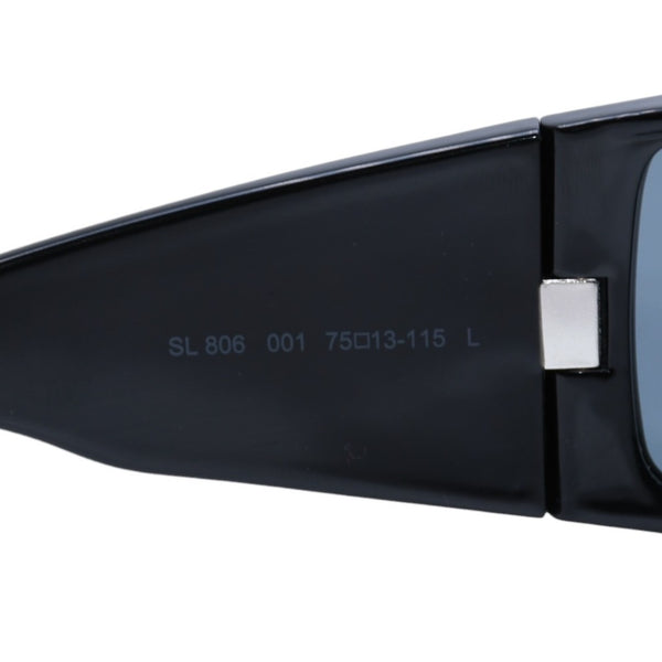 Very good condition SAINT LAURENT Saint Laurent SL806 sunglasses black acetate UV cut lens accessory used 4a001711
