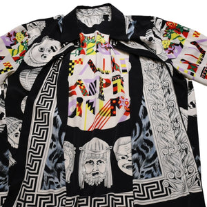 Gianni Versace Opera balletto Teatro Cinema Silk Shirt Pop Art Collection Good Condition Used 4a001783