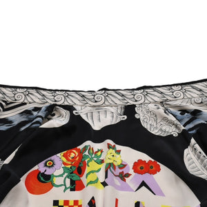 Gianni Versace Opera balletto Teatro Cinema Silk Shirt Pop Art Collection Good Condition Used 4a001783