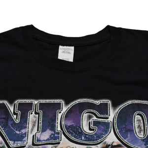 NIGO 00's Short Sleeve T-shirt Tops Size L RAP TEES Black Multicolor Print Cotton Good Condition Used 4a001781