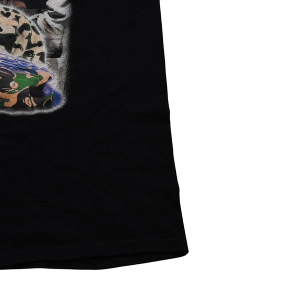 NIGO 00's Short Sleeve T-shirt Tops Size L RAP TEES Black Multicolor Print Cotton Good Condition Used 4a001781