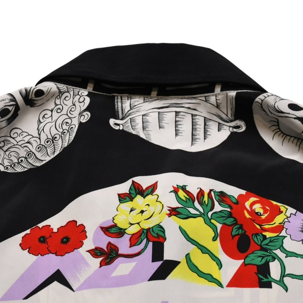Gianni Versace Opera balletto Teatro Cinema Silk Shirt Pop Art Collection Good Condition Used 4a001783