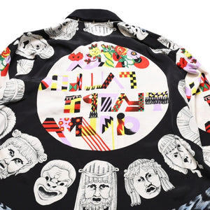 Gianni Versace Opera balletto Teatro Cinema Silk Shirt Pop Art Collection Good Condition Used 4a001783