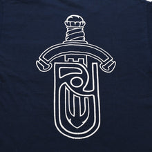 画像をギャラリービューアに読み込む, CHROME HEARTS クロムハーツ ユナイテッドアローズコラボTシャツ 半袖Tシャツ ポケットTシャツ ネイビー ダガーロゴ 美品 中古 4a001877