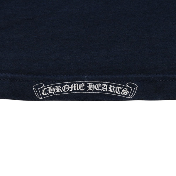 CHROME HEARTS United Arrows Collaboration T-shirt Short Sleeve T-shirt Pocket T-shirt Navy Dagger Logo Good Condition Used 4a001877