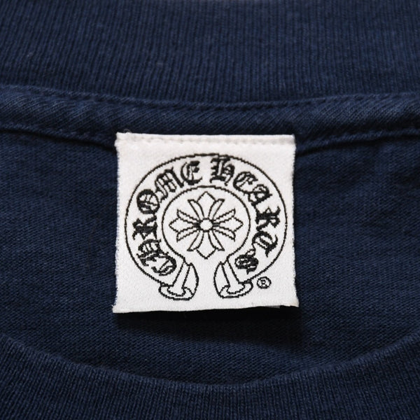 CHROME HEARTS United Arrows Collaboration T-shirt Short Sleeve T-shirt Pocket T-shirt Navy Dagger Logo Good Condition Used 4a001877