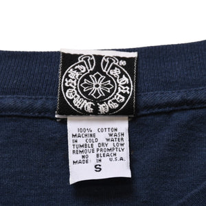 CHROME HEARTS United Arrows Collaboration T-shirt Short Sleeve T-shirt Pocket T-shirt Navy Dagger Logo Good Condition Used 4a001877