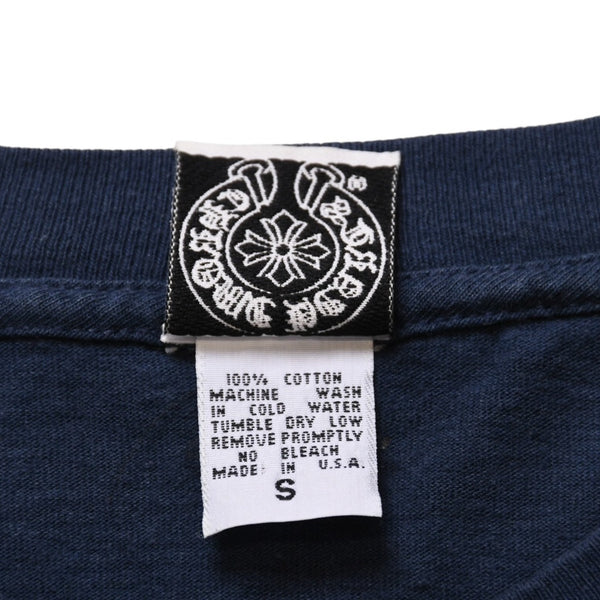 CHROME HEARTS United Arrows Collaboration T-shirt Short Sleeve T-shirt Pocket T-shirt Navy Dagger Logo Good Condition Used 4a001877