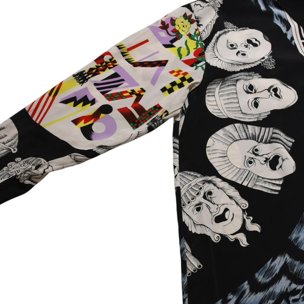 Gianni Versace Opera balletto Teatro Cinema Silk Shirt Pop Art Collection Good Condition Used 4a001783