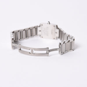 Like new Cartier Tank Française with new dial W51008Q3 White Dial Watch, Used, 4a001789