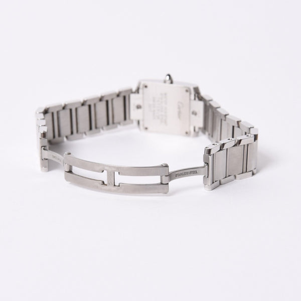 Like new Cartier Tank Française with new dial W51008Q3 White Dial Watch, Used, 4a001789