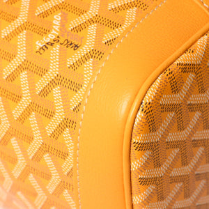 Very Good Condition GOYARD Petit Fro Bucket Bag One Shoulder Bag Yellow PEFLOTPMLTY08CL08P Used 4a001803