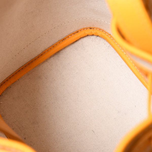 Very Good Condition GOYARD Petit Fro Bucket Bag One Shoulder Bag Yellow PEFLOTPMLTY08CL08P Used 4a001803
