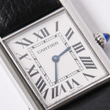 画像をギャラリービューアに読み込む, 極美品 CARTIER カルティエ TANK MUST LM タンク マストLM 腕時計 重量約31.66g WSTA0041 ステンレススチール クォーツ 中古 4a001799