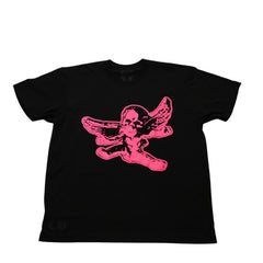 New and unused CHROME HEARTS FOTI MISS LERLENE Short sleeve T-shirt Size XL Black Pink New Used 4a001804