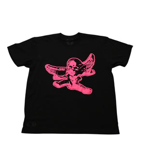 New and unused CHROME HEARTS FOTI MISS LERLENE Short sleeve T-shirt Size XL Black Pink New Used 4a001804
