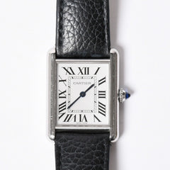 CARTIER TANK MUST LM Watch Weight Approx. 32.84g WSTA0041 Stainless Steel Quartz Good Condition Used 4a001793