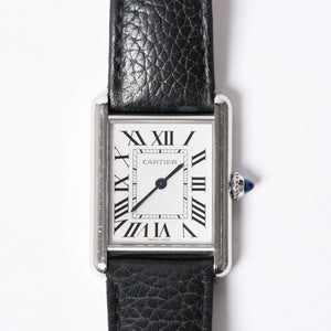 CARTIER TANK MUST LM Watch Weight Approx. 32.84g WSTA0041 Stainless Steel Quartz Good Condition Used 4a001793