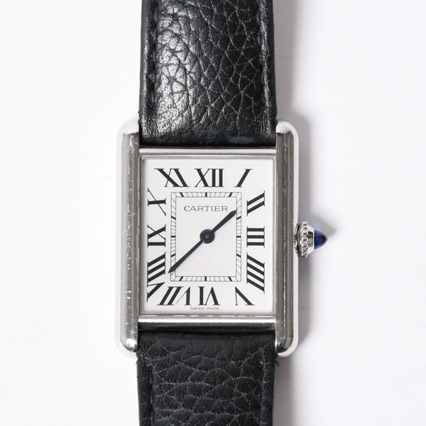 CARTIER TANK MUST LM Watch Weight Approx. 32.84g WSTA0041 Stainless Steel Quartz Good Condition Used 4a001793