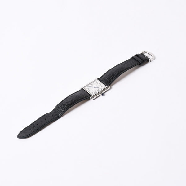 CARTIER TANK MUST LM Watch Weight Approx. 32.84g WSTA0041 Stainless Steel Quartz Good Condition Used 4a001793