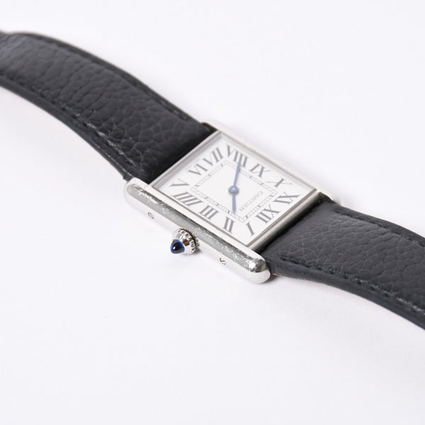 CARTIER TANK MUST LM Watch Weight Approx. 32.84g WSTA0041 Stainless Steel Quartz Good Condition Used 4a001793