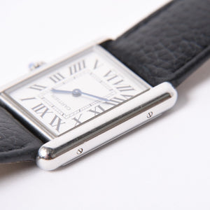 CARTIER TANK MUST LM Watch Weight Approx. 32.84g WSTA0041 Stainless Steel Quartz Good Condition Used 4a001793
