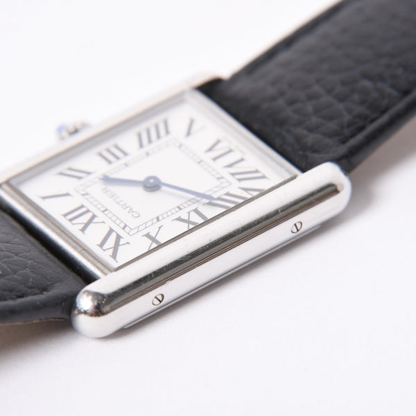 CARTIER TANK MUST LM Watch Weight Approx. 32.84g WSTA0041 Stainless Steel Quartz Good Condition Used 4a001793