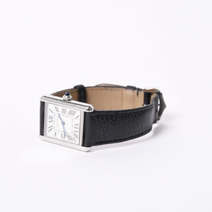 CARTIER TANK MUST LM Watch Weight Approx. 32.84g WSTA0041 Stainless Steel Quartz Good Condition Used 4a001793