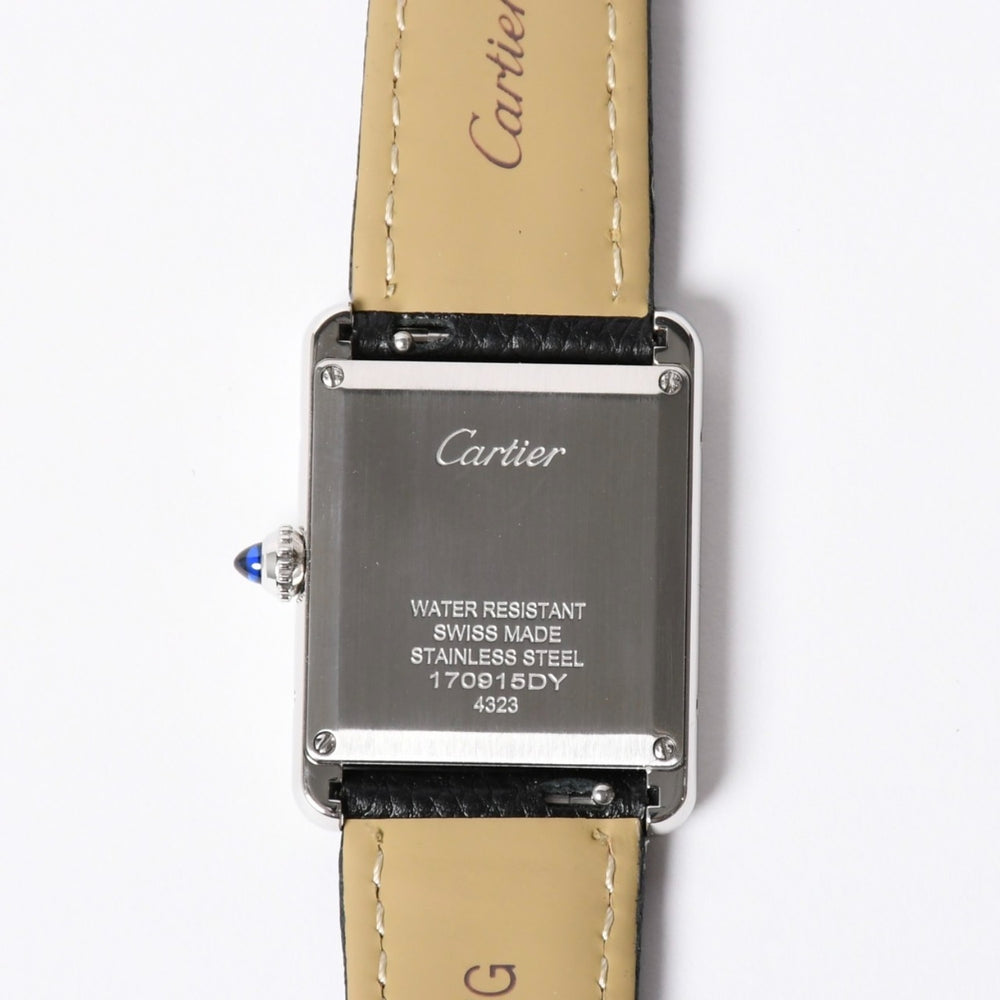 極美品 CARTIER カルティエ TANK MUST LM タンク マストLM 腕時計 重量約30.31g WSTA0041 ステンレススチール クォーツ 中古 4a001791