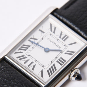 Very Good Condition CARTIER TANK MUST LM Tank Must LM Watch Weight Approx. 30.31g WSTA0041 Stainless Steel Quartz Used 4a001791