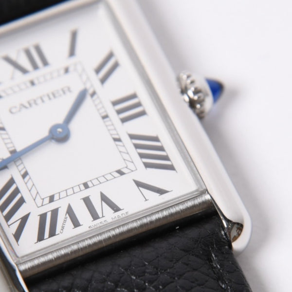 Very Good Condition CARTIER TANK MUST LM Tank Must LM Watch Weight Approx. 30.31g WSTA0041 Stainless Steel Quartz Used 4a001791