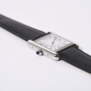 Very Good Condition CARTIER TANK MUST LM Tank Must LM Watch Weight Approx. 30.31g WSTA0041 Stainless Steel Quartz Used 4a001791