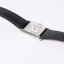 画像をギャラリービューアに読み込む, 極美品 CARTIER カルティエ TANK MUST LM タンク マストLM 腕時計 重量約31.66g WSTA0041 ステンレススチール クォーツ 中古 4a001799