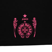 画像をギャラリービューアに読み込む, 新品未使用 CHROME HEARTS クロムハーツ FOTI MISS LERLENE フォティ ミスラーレン 半袖Tシャツ サイズXL ブラック ピンク 新型 中古 4a001804