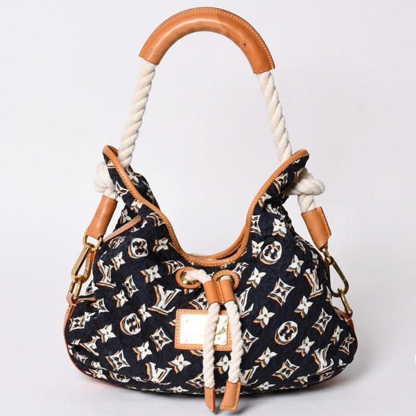 LOUIS VUITTON Shoulder Bag Cruise Line Bulle MM M40235 Rope Shoulder Marine Good Condition Used 4a001810