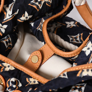 LOUIS VUITTON Shoulder Bag Cruise Line Bulle MM M40235 Rope Shoulder Marine Good Condition Used 4a001810