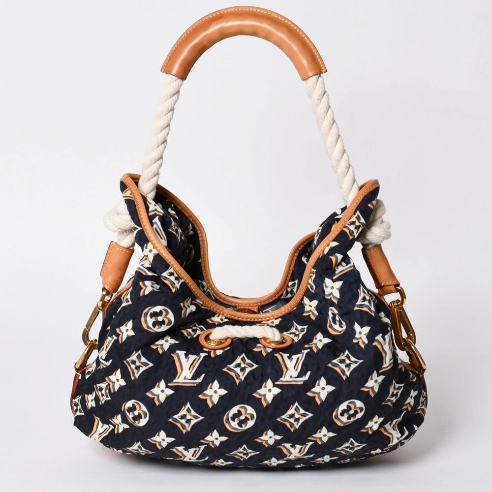 LOUIS VUITTON Shoulder Bag Cruise Line Bulle MM M40235 Rope Shoulder Marine Good Condition Used 4a001810