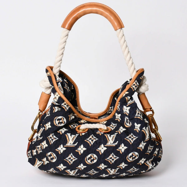 LOUIS VUITTON Shoulder Bag Cruise Line Bulle MM M40235 Rope Shoulder Marine Good Condition Used 4a001810