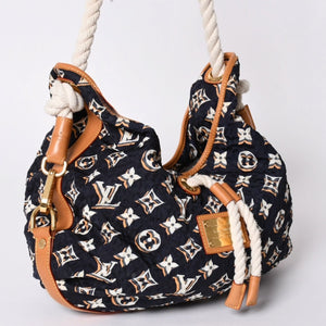 LOUIS VUITTON Shoulder Bag Cruise Line Bulle MM M40235 Rope Shoulder Marine Good Condition Used 4a001810