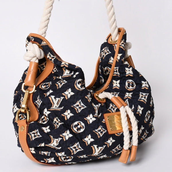 LOUIS VUITTON Shoulder Bag Cruise Line Bulle MM M40235 Rope Shoulder Marine Good Condition Used 4a001810