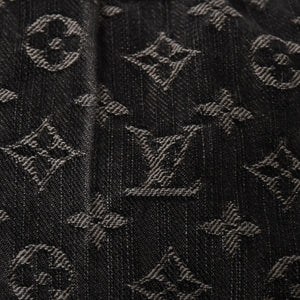 LOUIS VUITTON ルイヴィトン ハンドバッグ モノグラムデニム ネオカヴィGM M95352 ブラック レザー ゴールド金具 美品 中古 4a001809