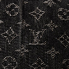 画像をギャラリービューアに読み込む, LOUIS VUITTON ルイヴィトン ハンドバッグ モノグラムデニム ネオカヴィGM M95352 ブラック レザー ゴールド金具 美品 中古 4a001809