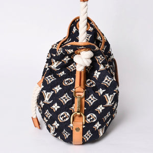 LOUIS VUITTON Shoulder Bag Cruise Line Bulle MM M40235 Rope Shoulder Marine Good Condition Used 4a001810