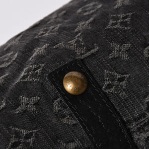 LOUIS VUITTON ルイヴィトン ハンドバッグ モノグラムデニム ネオカヴィGM M95352 ブラック レザー 2way仕様 ゴールド金具 良品 中古 4a001808