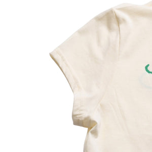 新品未使用 ED HARDY エドハーディ BABY TEE ベイビーティー ピンクパンサー 半袖Tシャツ EH110425 コットン アイボリー マルチカラー サイズXL 中古 4a001864