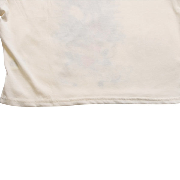 新品未使用 ED HARDY エドハーディ BABY TEE ベイビーティー ピンクパンサー 半袖Tシャツ EH110425 コットン アイボリー マルチカラー サイズXL 中古 4a001864