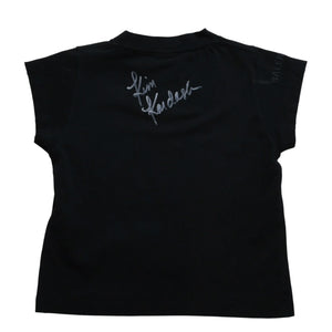 新品同様 BALENCIAGA バレンシアガ キムカーダシアン 半袖Tシャツ 25SS 807341 コットン ブラック ピンク サイズM 中古 4a009248