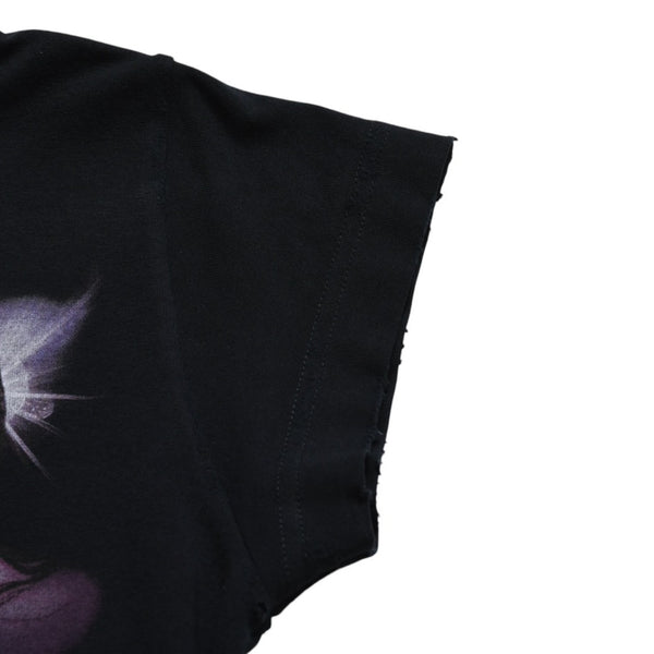 新品同様 BALENCIAGA バレンシアガ キムカーダシアン 半袖Tシャツ 25SS 807341 コットン ブラック ピンク サイズM 中古 4a009248